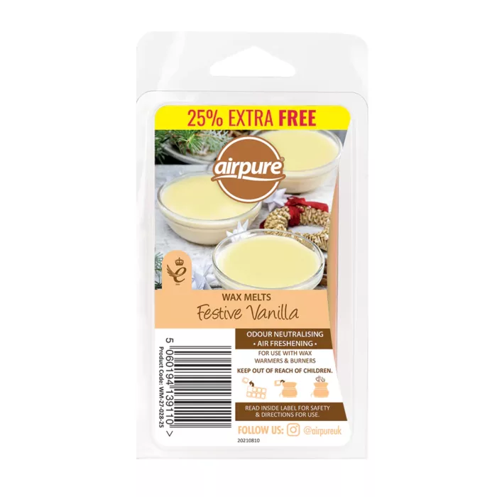 AirPure Festive Vanilla 68 g Vonný vosk příslušenství