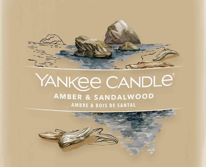 Amber and Sandalwood Yankee Candle  - Crumble vosk 22g příslušenství