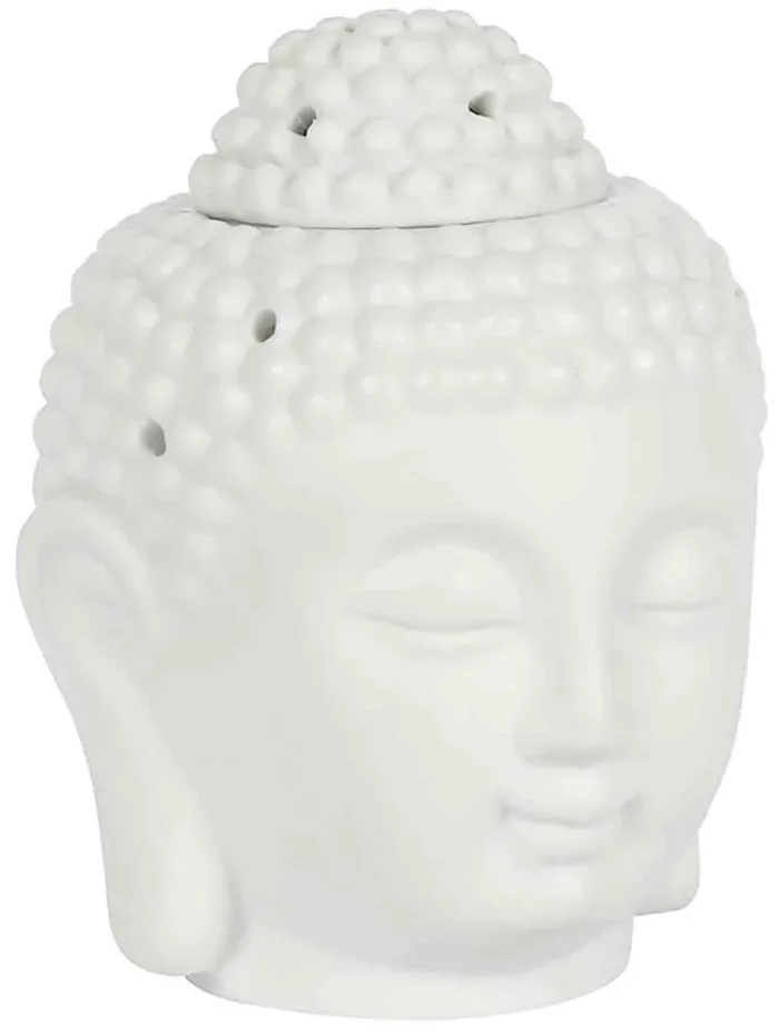 Aromalampa Buddha bílá