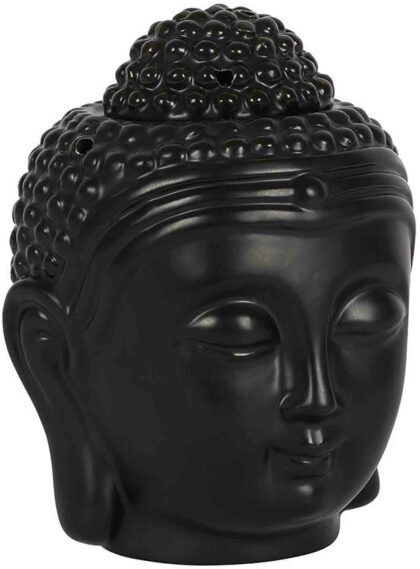 Aromalampa Buddha černá