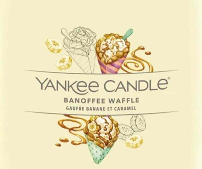 Banoffee Waffle Signature Yankee Candle  - Crumble vosk 22g příslušenství