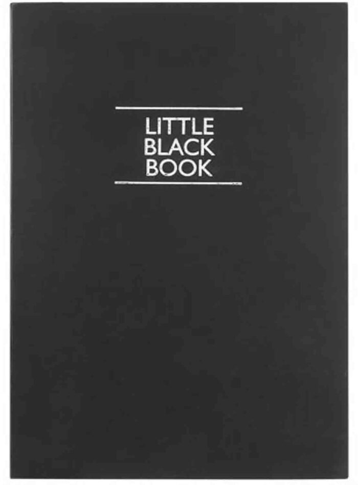 Blok Little Black Book A5 příslušenství