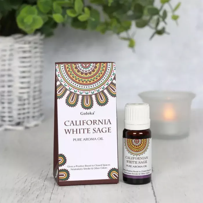 California White Sage 10 ml vonný olej příslušenství