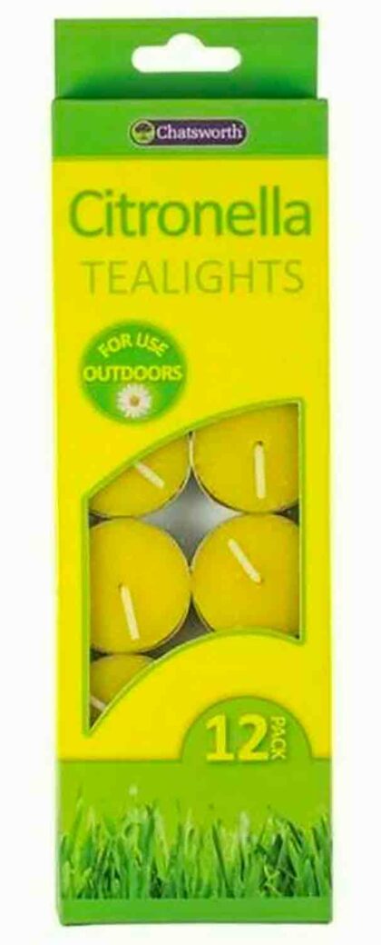 Citronella Outdoor 12kusů čajové svíčky