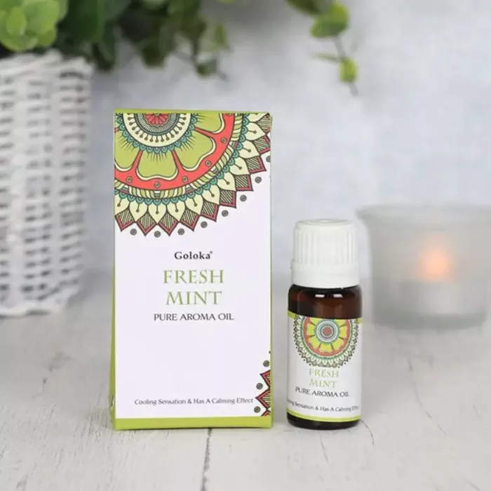 Fresh Mint 10 ml vonný olej příslušenství