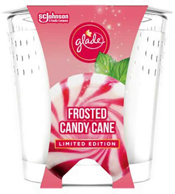 Vonná svíčka Glade Frosted Candy Cane 129 g