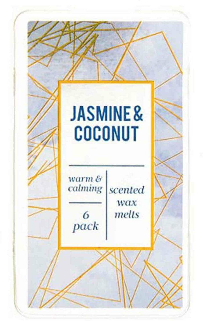 Jasmin & Coconut vonný vosk 6 kusů příslušenství