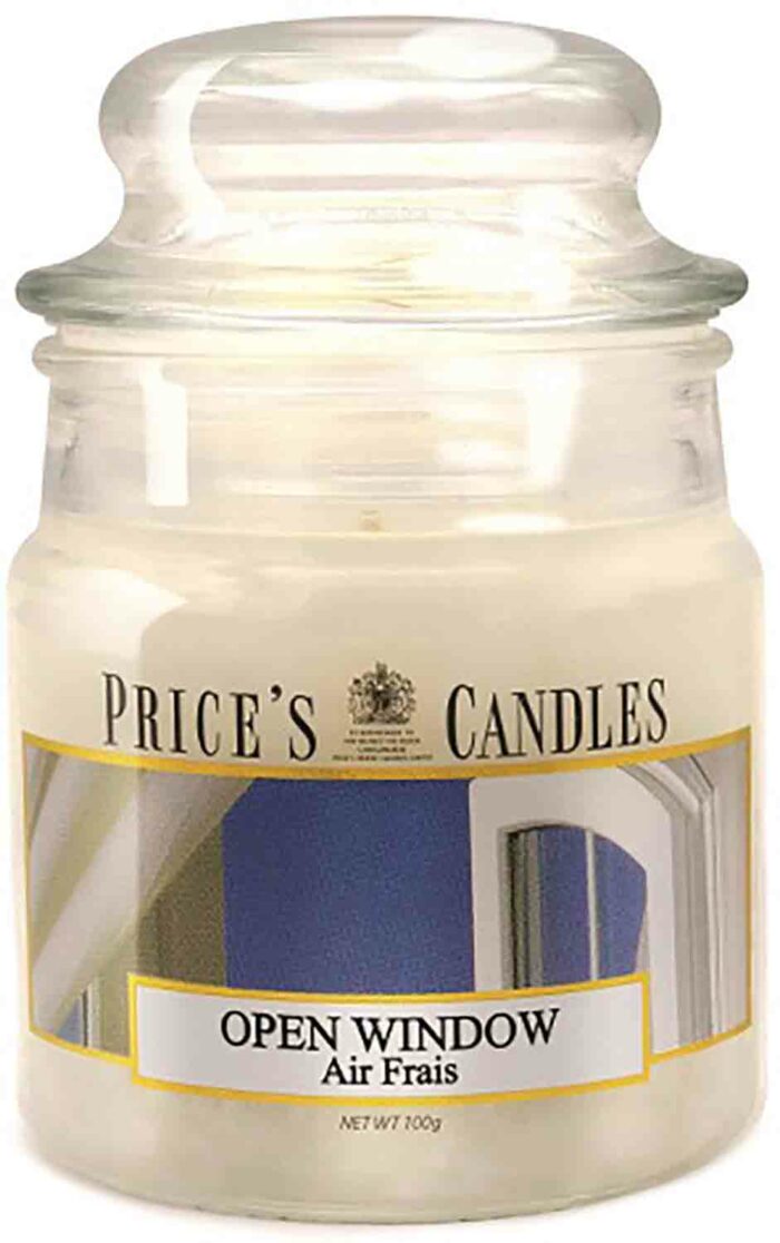 Price´s Candles Open Window 100 g vonná svíčka příslušenství