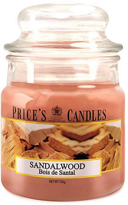 Vonná svíčka Price´s Candles Sandalwood 100 g