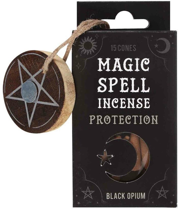 Protection Magic Spell vonné kužely + držák příslušenství