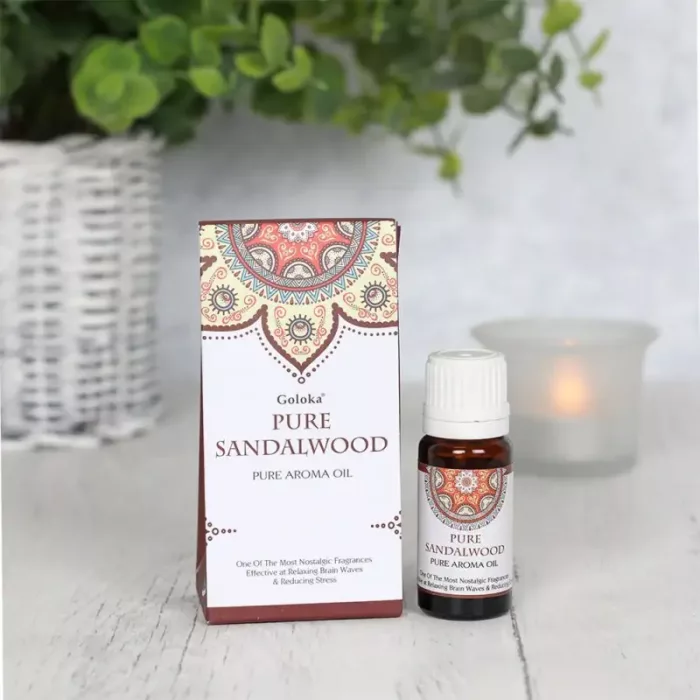 Pure Sandalwood 10 ml vonný olej příslušenství