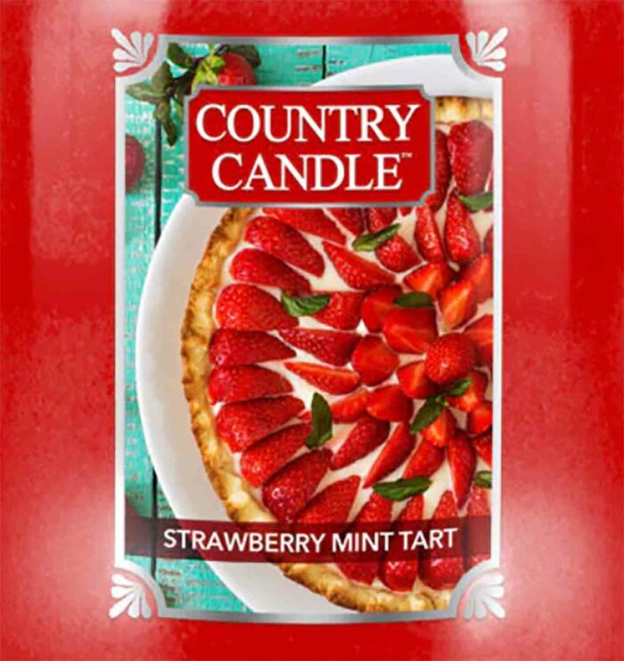 Strawberry Mint Tart USA Country Candle - Crumble vosk 22g příslušenství