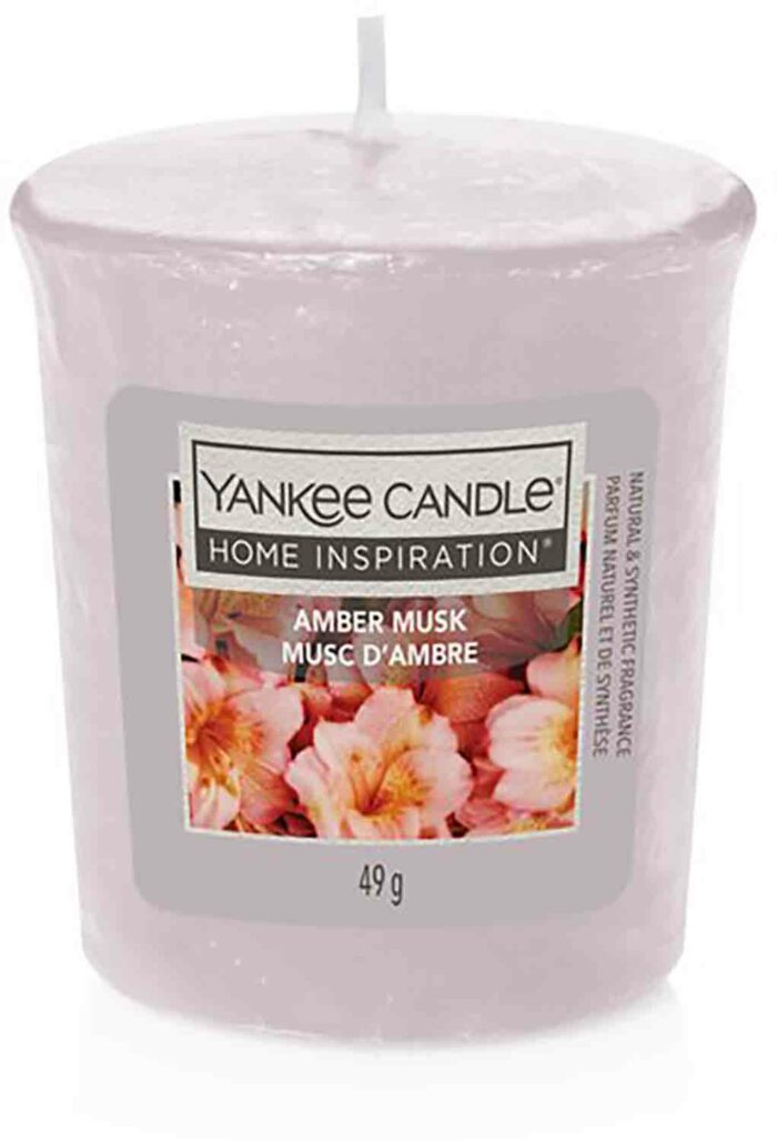 Yankee Candle Amber Musk 49g Votivní svíčka příslušenství