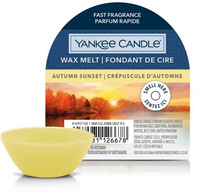 Yankee Candle Autumn Sunset 22g Vosk příslušenství