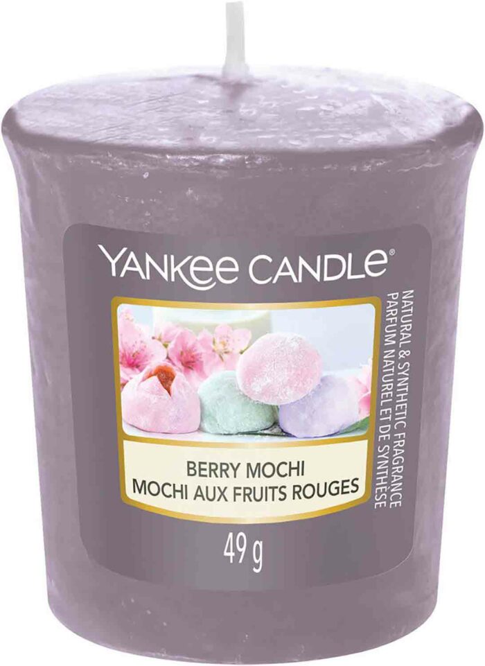 Yankee Candle Berry Mochi 49 g votivní svíčka příslušenství