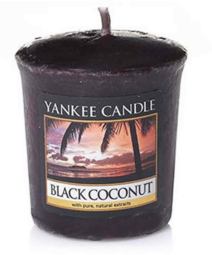 Votivní svíčka Yankee Candle Black Coconut 49 g