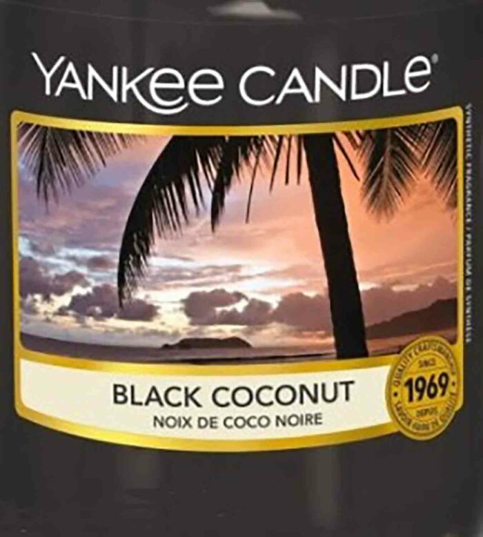 Yankee Candle Black Coconut USA 22 g - Crumble vosk příslušenství