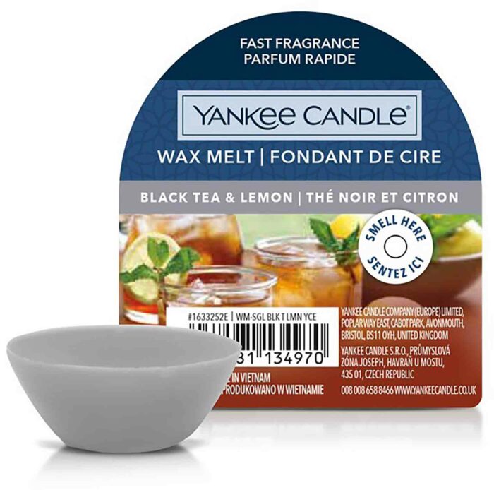 Yankee Candle Black Tea & Lemon 22g Vosk příslušenství