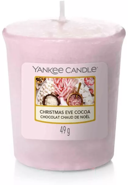 Votivní svíčka Yankee Candle Christmas Eve Cocoa 49 g