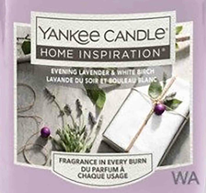 Yankee Candle Evening Lavender and White Birch 22g - Crumble vosk příslušenství