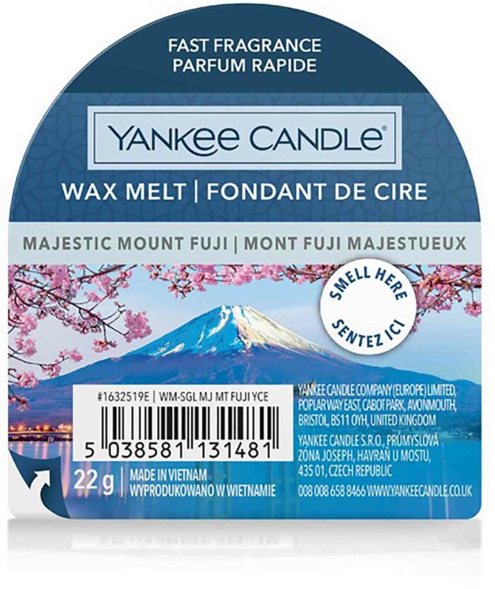 Yankee Candle Majestic Mount Fuji 22g vonný vosk příslušenství