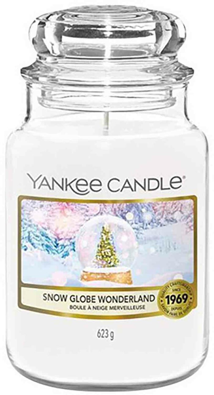 Yankee Candle Snow Globe Wonderland 623 g příslušenství