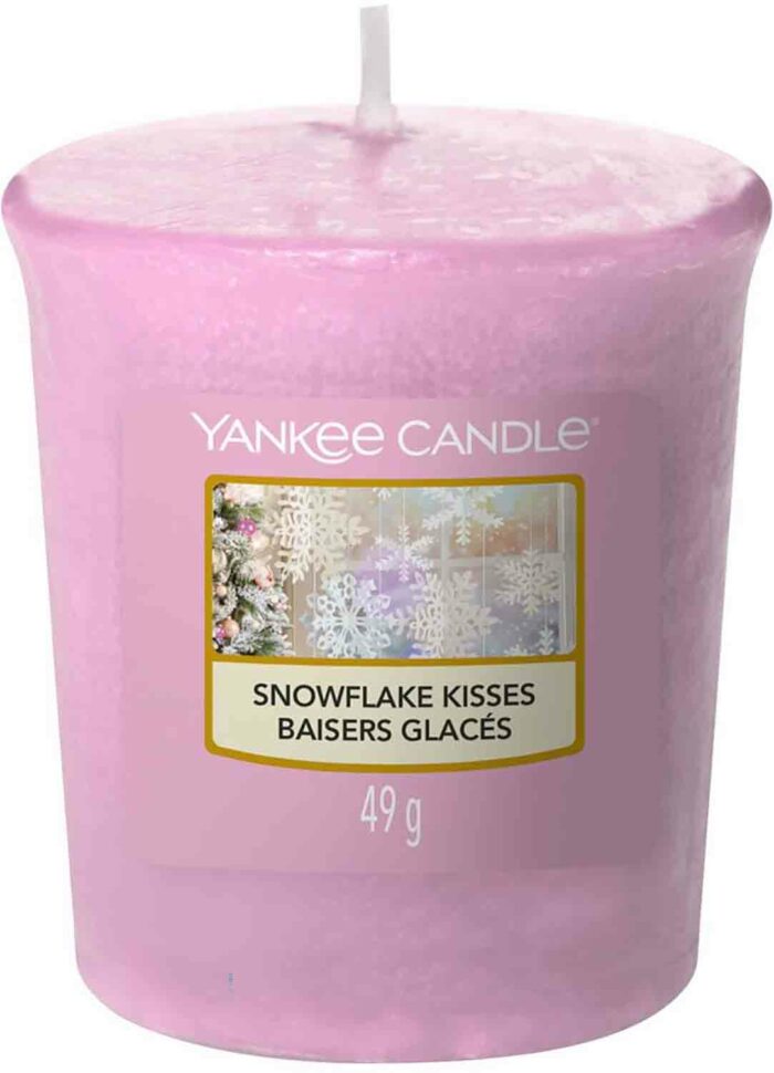 Yankee Candle Snowflake Kisses 49 g votivní svíčka příslušenství