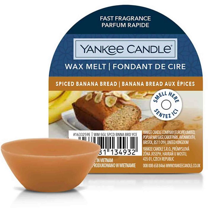 Yankee Candle Spiced Banana Bread 22g Vosk příslušenství