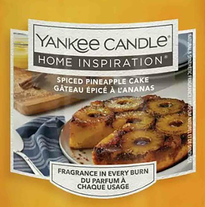 Yankee Candle Spiced Pineapple Cake 22g - Crumble vosk příslušenství