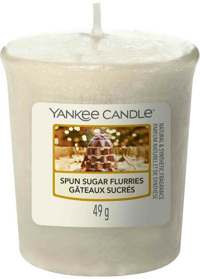 Yankee Candle Spun Sugar Flurries 49 g votivní svíčka příslušenství