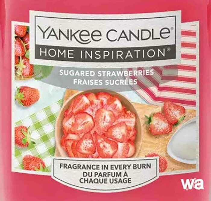 Yankee Candle Sugared Strawberries - Crumble vosk 22g příslušenství