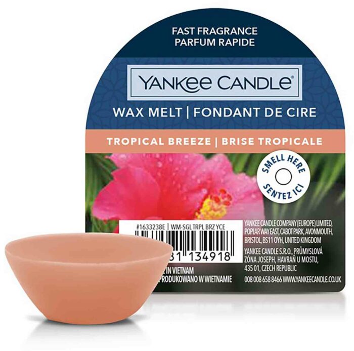 Yankee Candle Tropical Breeze 22g Vosk příslušenství