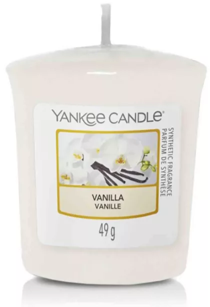 Yankee Candle Vanilla 49 g votivní svíčka