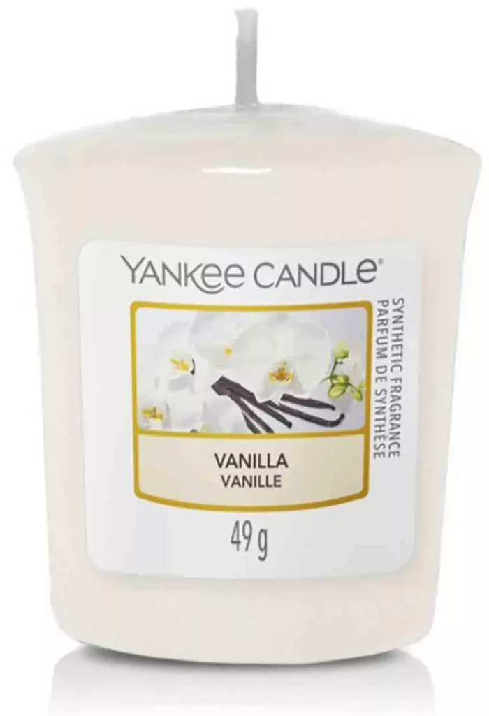 Yankee Candle Vanilla 49 g votivní svíčka