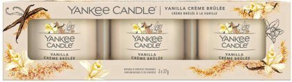 Sada votivních svíček Yankee Candle Vanilla Creme Brulee