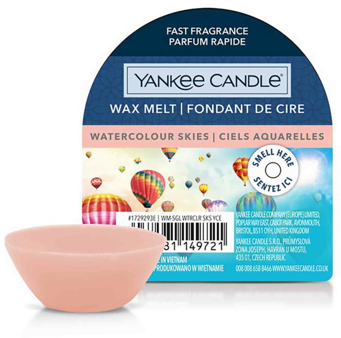 Yankee Candle Watercolour Skies 22g Vosk příslušenství